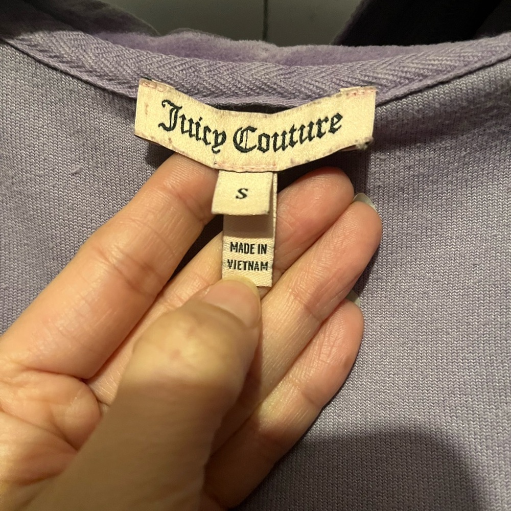 💟Vintage Juicy Couture Velour Hoodie/Pants Set Y2K💟 - Picture 6 of 12